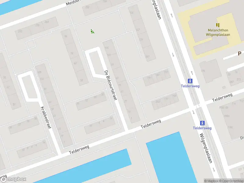 Ambulance met grote spoed naar de De Blécourtstraat in Rotterdam