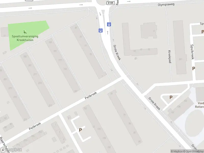 Ambulance met gepaste spoed naar de Peitkreek in Rotterdam