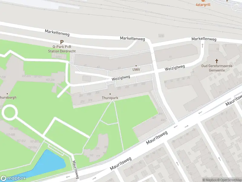 Ambulance naar de Mauritsweg in Dordrecht