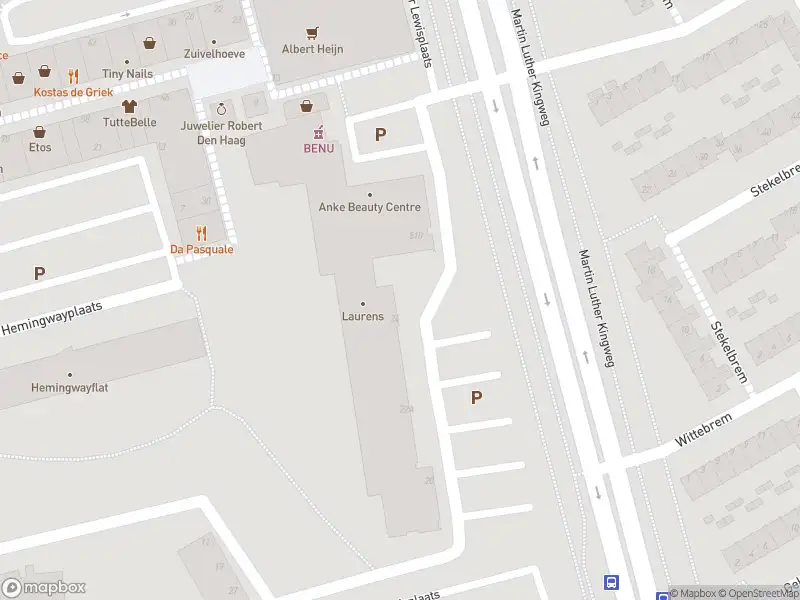 Besteld ambulance vervoer naar de Sinclair Lewisplaats in Rotterdam