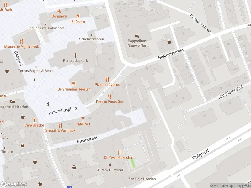 Brandweer met gepaste spoed naar de Oude Veemarktstraat in Heerlen