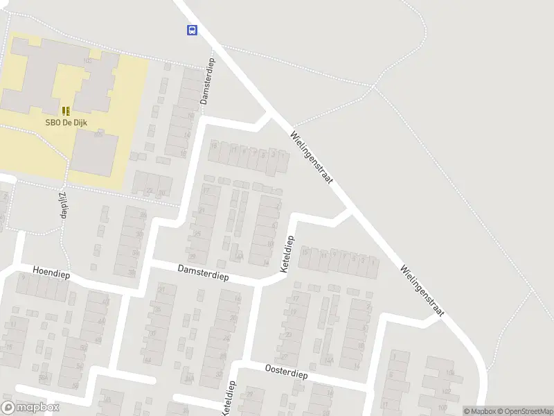 Ambulance met grote spoed naar de Keteldiep in Dordrecht