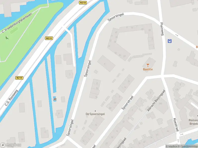 Ambulance met gepaste spoed naar de Spoorsingel in Schoonhoven