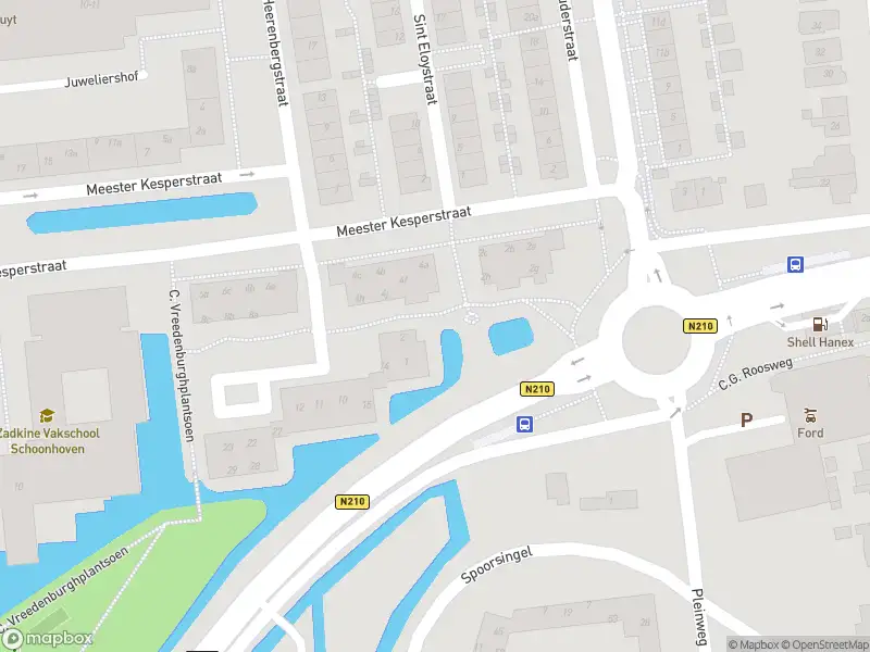 Ambulance met gepaste spoed naar de Zilverstadplantsoen in Schoonhoven