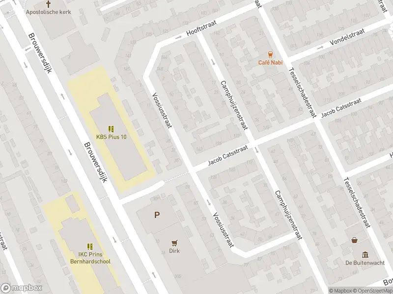 112 melding Ambulance met gepaste spoed naar de Vossiusstraat in Dordrecht