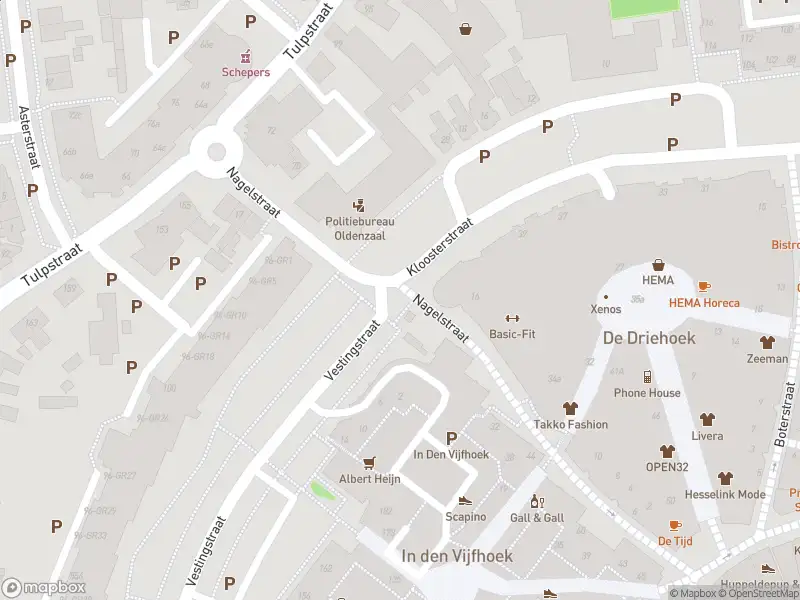 Politie naar de Nagelstraat in Oldenzaal vanwege aanrijding met letsel