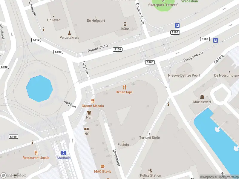 Besteld ambulance vervoer naar de Pompenburg in Rotterdam