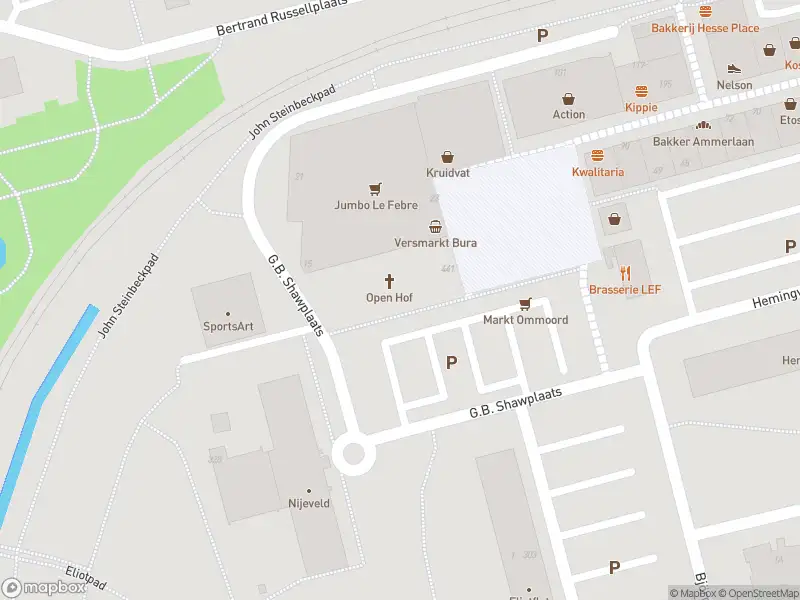 Ambulance met gepaste spoed naar de G.B. Shawplaats in Rotterdam