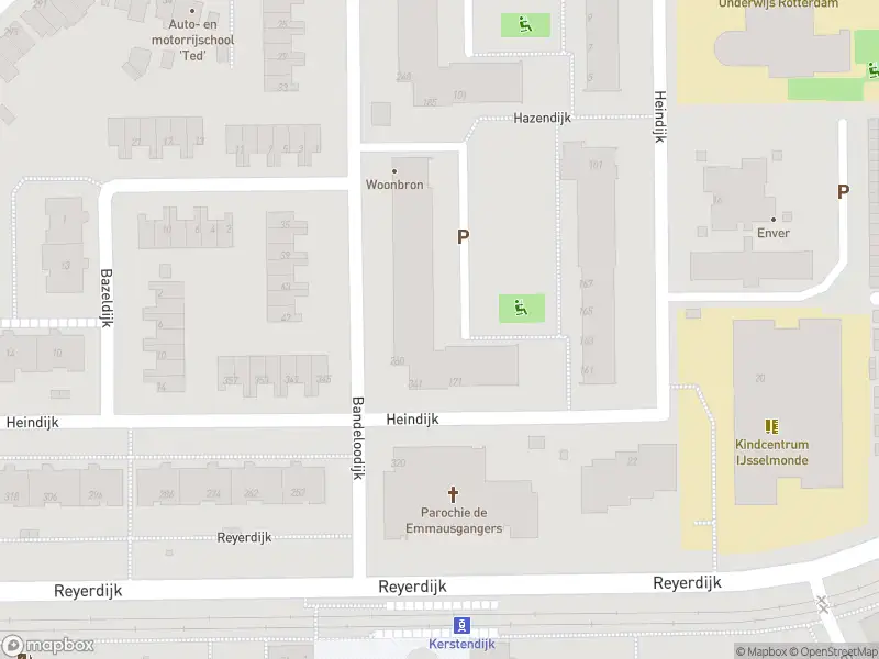 Ambulance met grote spoed naar de Heindijk in Rotterdam