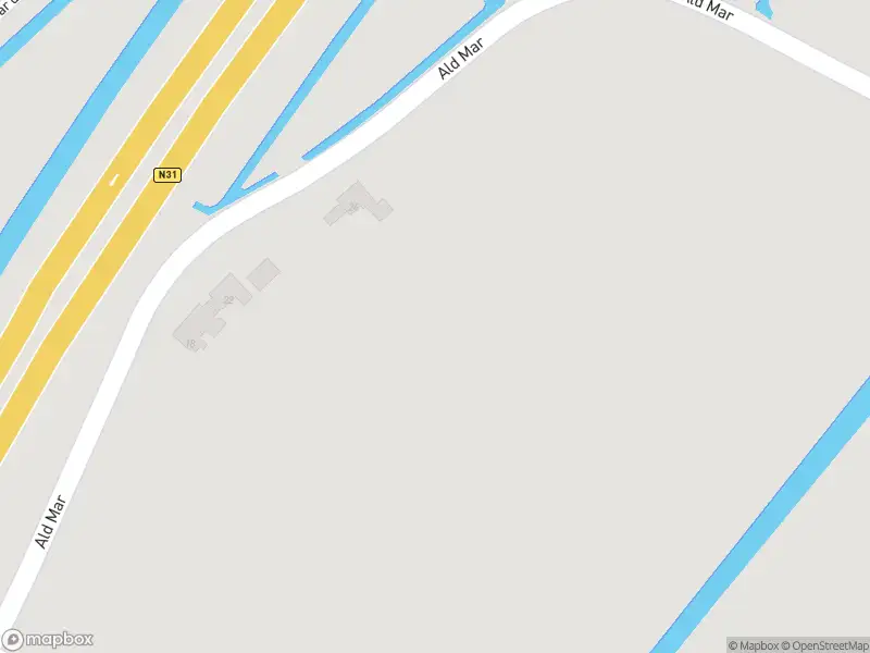 Politie met grote spoed naar de Ald Mar in Zurich vanwege ongeval met letsel