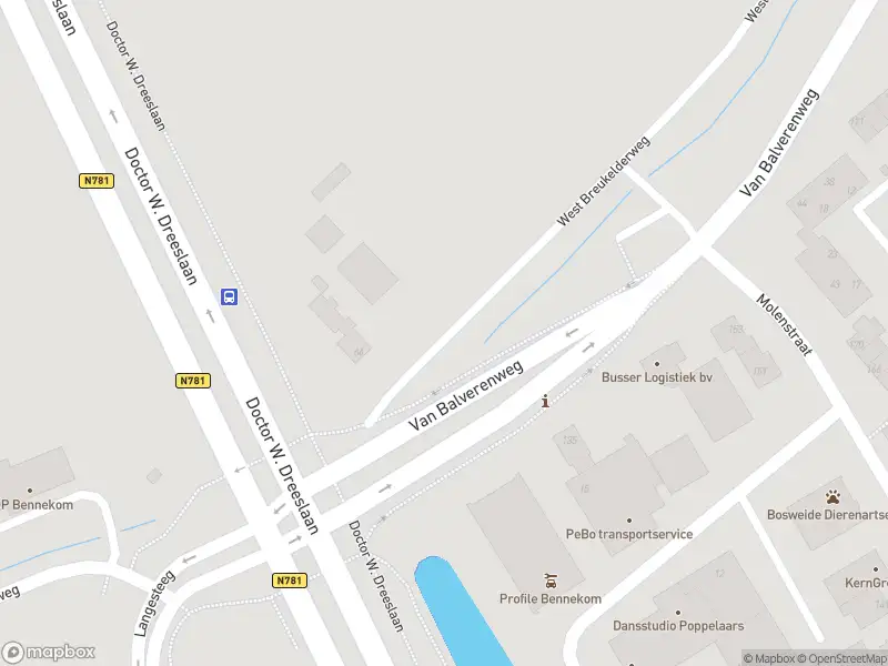 Politie naar de Dr. W. Dreeslaan in Bennekom vanwege aanrijding met letsel