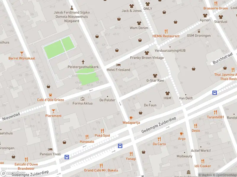 Brandweer met gepaste spoed naar de Hereplein in Groningen vanwege een buitenbrand