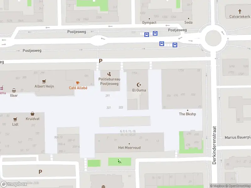 Ambulance met gepaste spoed naar de August Allebéplein in Amsterdam