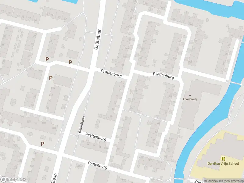 Ambulance met grote spoed naar de Prattenburg in Dordrecht