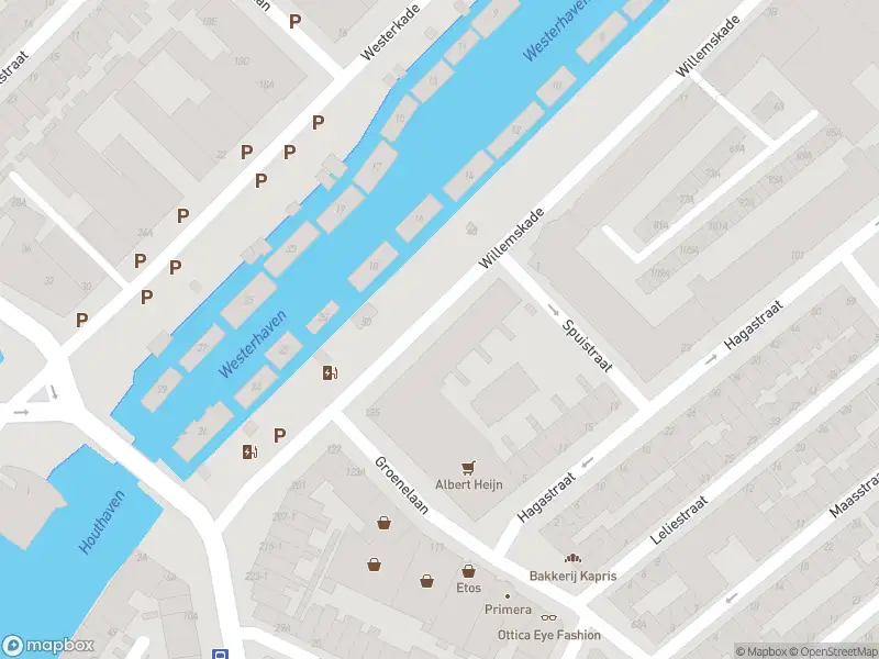 Ambulance met grote spoed naar de Willemskade in Schiedam