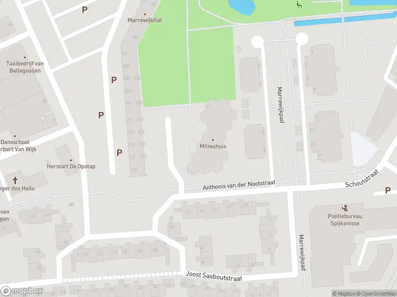 Ambulance met gepaste spoed naar de Anthonis van der Nootstraat in Spijkenisse