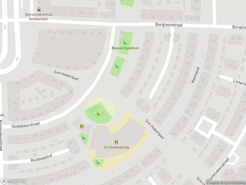 Ambulance met grote spoed naar de Kortenbergpad in Amsterdam