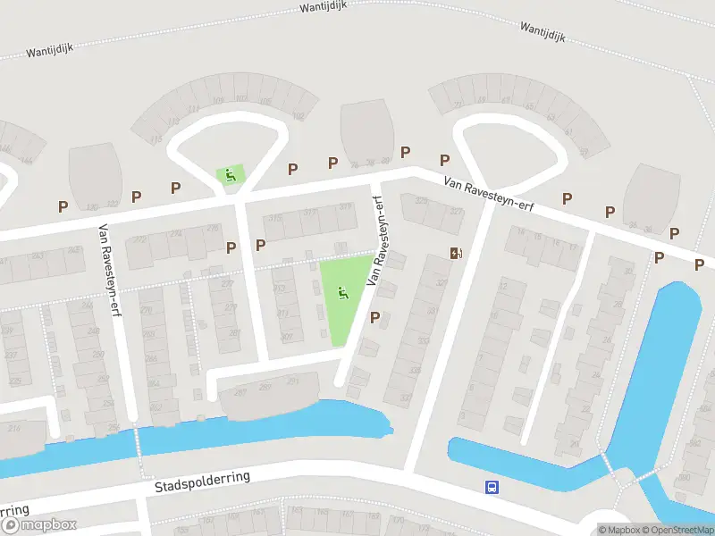 Ambulance met gepaste spoed naar de Van Ravesteyn-erf in Dordrecht