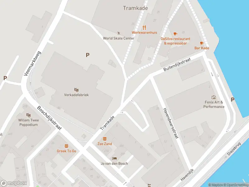 Brandweer met grote spoed naar de Tramkade in 's-Hertogenbosch