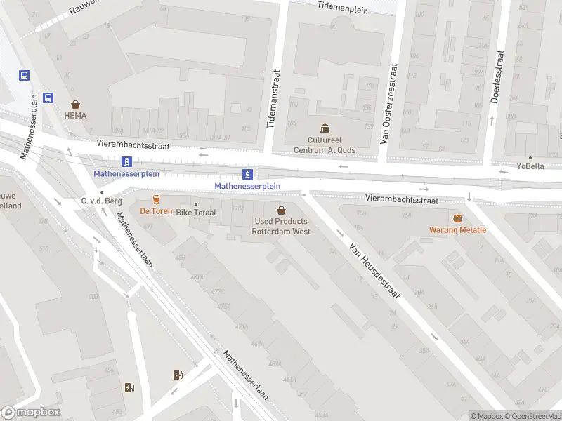 Ambulance met gepaste spoed naar de Van Heusdestraat in Rotterdam