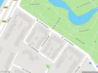 Ambulance met gepaste spoed naar de Frans Erensstraat in Haarlem