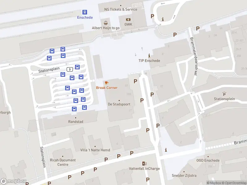 Politie naar de Stationsplein in Enschede vanwege aanrijding met letsel