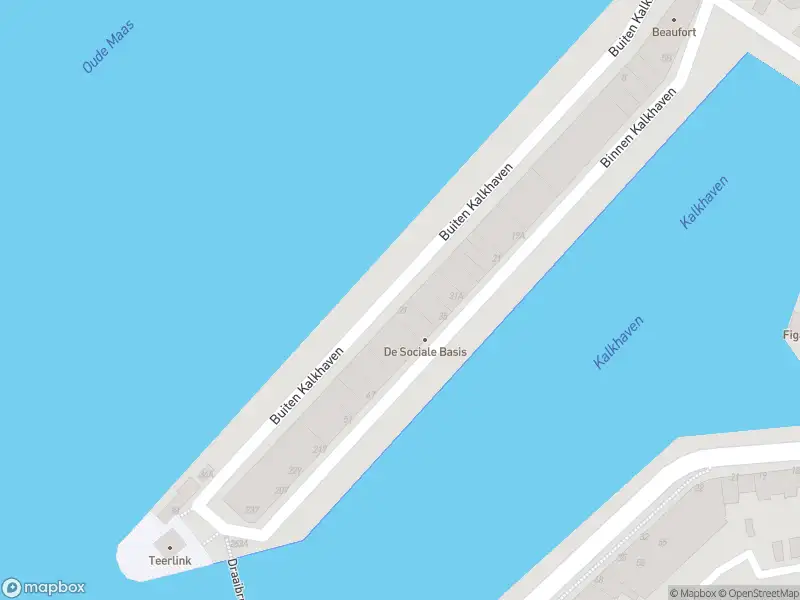Brandweer met gepaste spoed naar de Buiten Kalkhaven in Dordrecht