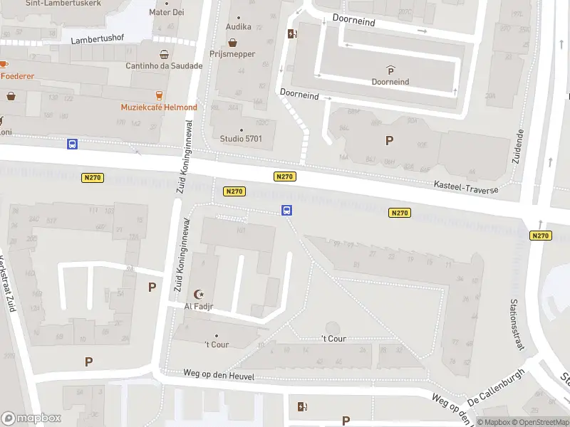 Politie naar de Kasteel-Traverse in Helmond vanwege ongeval met letsel