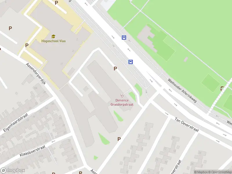 Brandweer met gepaste spoed naar de Grasdorpstraat in Zwolle