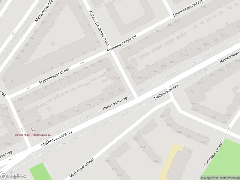 Ambulance met gepaste spoed naar de Mathenesserweg in Rotterdam