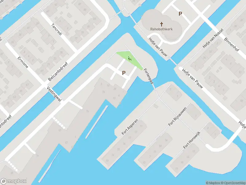 Ambulance met gepaste spoed naar de Fort de Roovere in Krimpen aan den IJssel