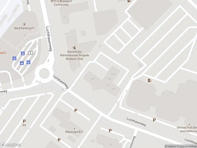 Politie naar de Luchthavenweg in Eindhoven
