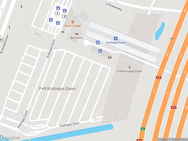 Ambulance met gepaste spoed naar de Kralingse Zoom in Rotterdam