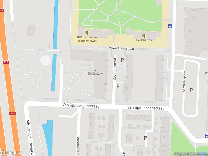 Ambulance met gepaste spoed naar de Zoutmanstraat in Dordrecht