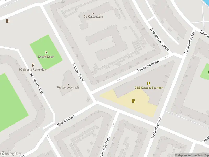 Ambulance met gepaste spoed naar de Toussaintstraat in Rotterdam