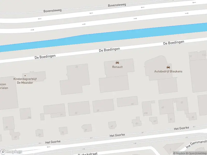 Brandweer met gepaste spoed naar de De Boedingen in Oosterhout vanwege dier(en) in nood