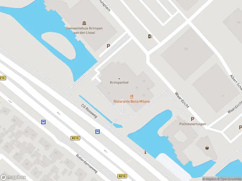 Ambulance met grote spoed naar de Waardzicht in Krimpen aan den IJssel