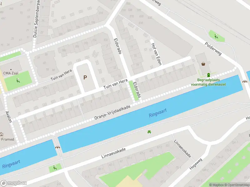 Ambulance met gepaste spoed naar de Tuin van Hera in Amsterdam