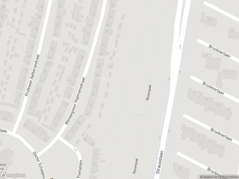 Politie met grote spoed naar de Van Beethovenlaan in Roosendaal vanwege letsel
