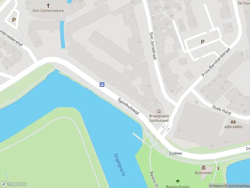 Politie naar de Spinhuiswal in 's-Hertogenbosch vanwege ongeval met letsel