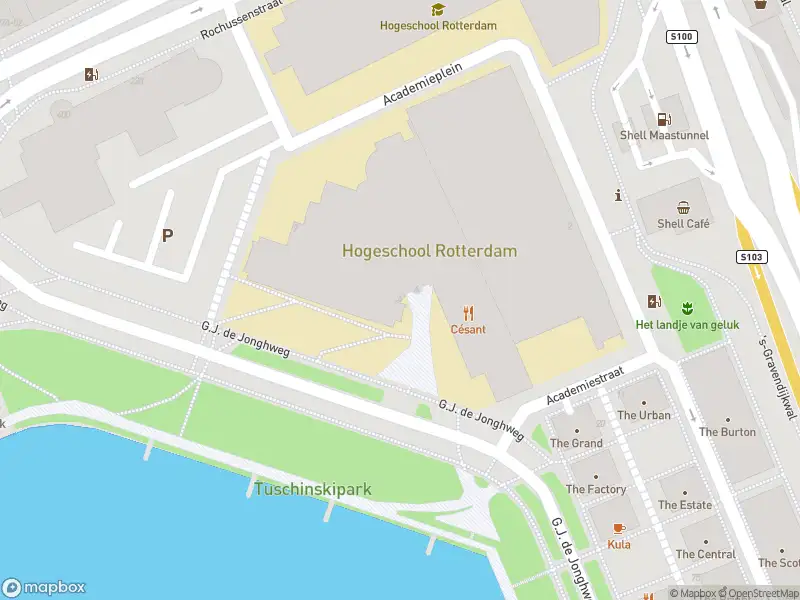 Politie naar de G.J. de Jonghweg in Rotterdam