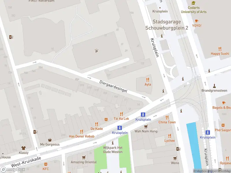 Ambulance met gepaste spoed naar de Diergaardesingel in Rotterdam