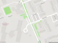 Ambulance met gepaste spoed naar de Kantershof in Amsterdam