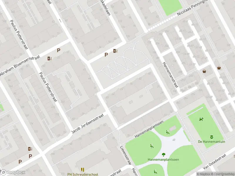 Ambulance met grote spoed naar de Van Dijckstraat in 's-Gravenhage