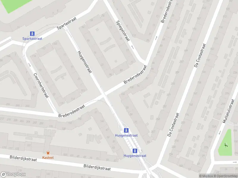 Ambulance naar de Brederodestraat in Rotterdam