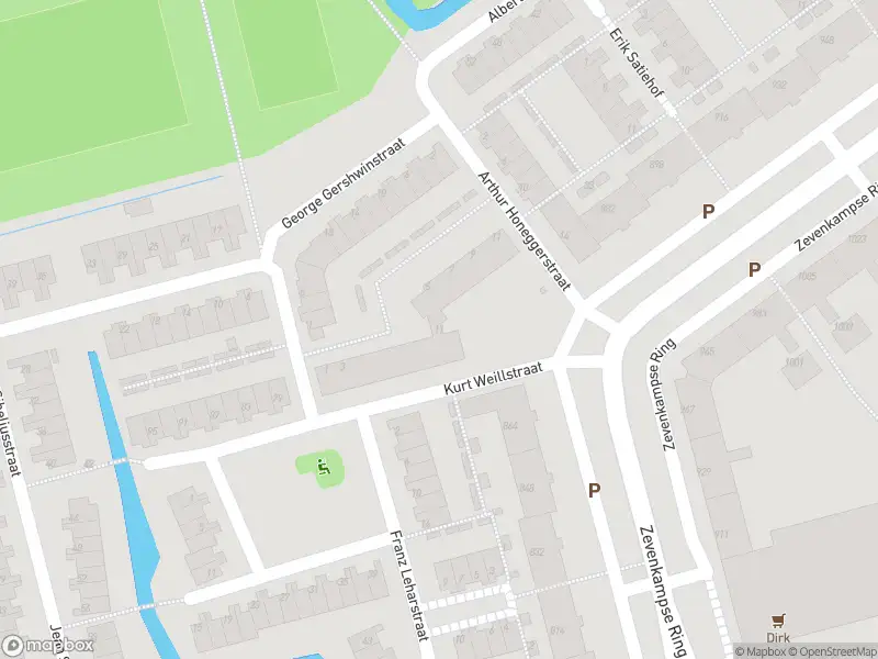 Ambulance met grote spoed naar de Kurt Weillstraat in Rotterdam