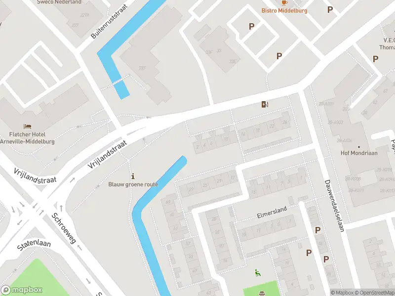 Traumahelikopter met grote spoed naar de Vrijlandstraat in Middelburg