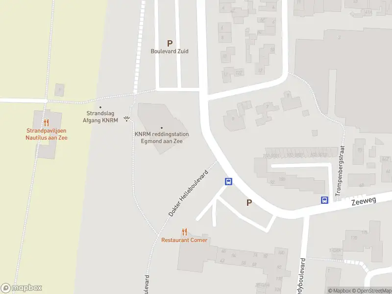 Ambulance naar de Boulevard Zuid in Egmond aan Zee