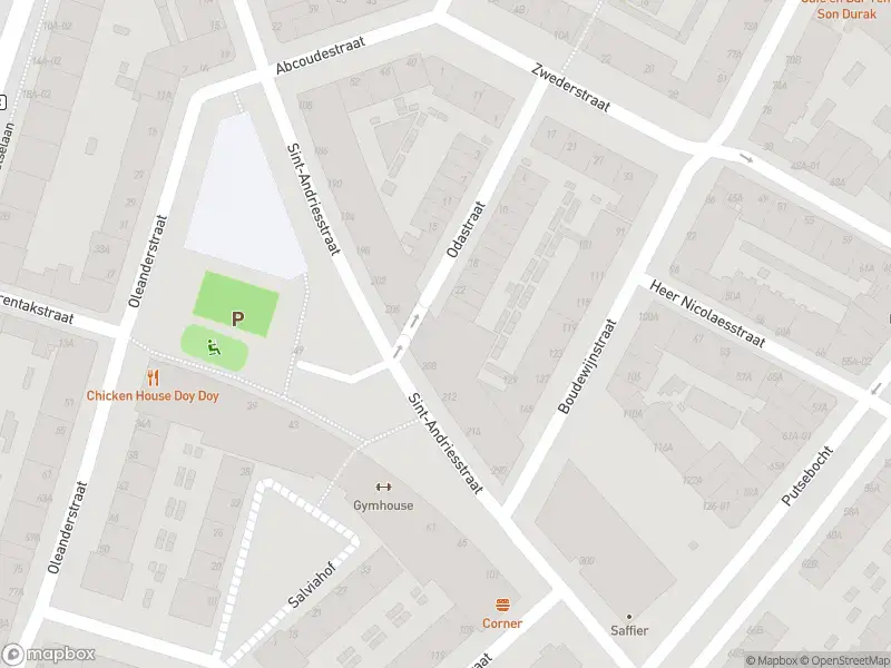 Ambulance met gepaste spoed naar de Sint-Andriesstraat in Rotterdam