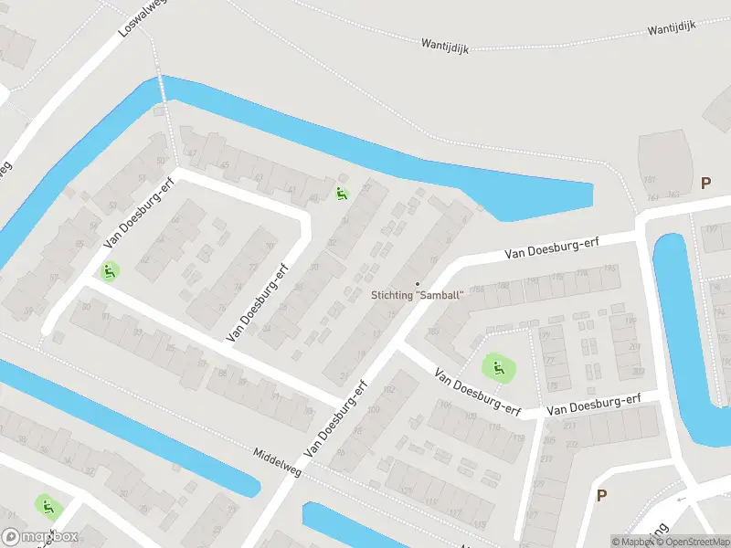 Ambulance met grote spoed naar de Van Doesburg-erf in Dordrecht